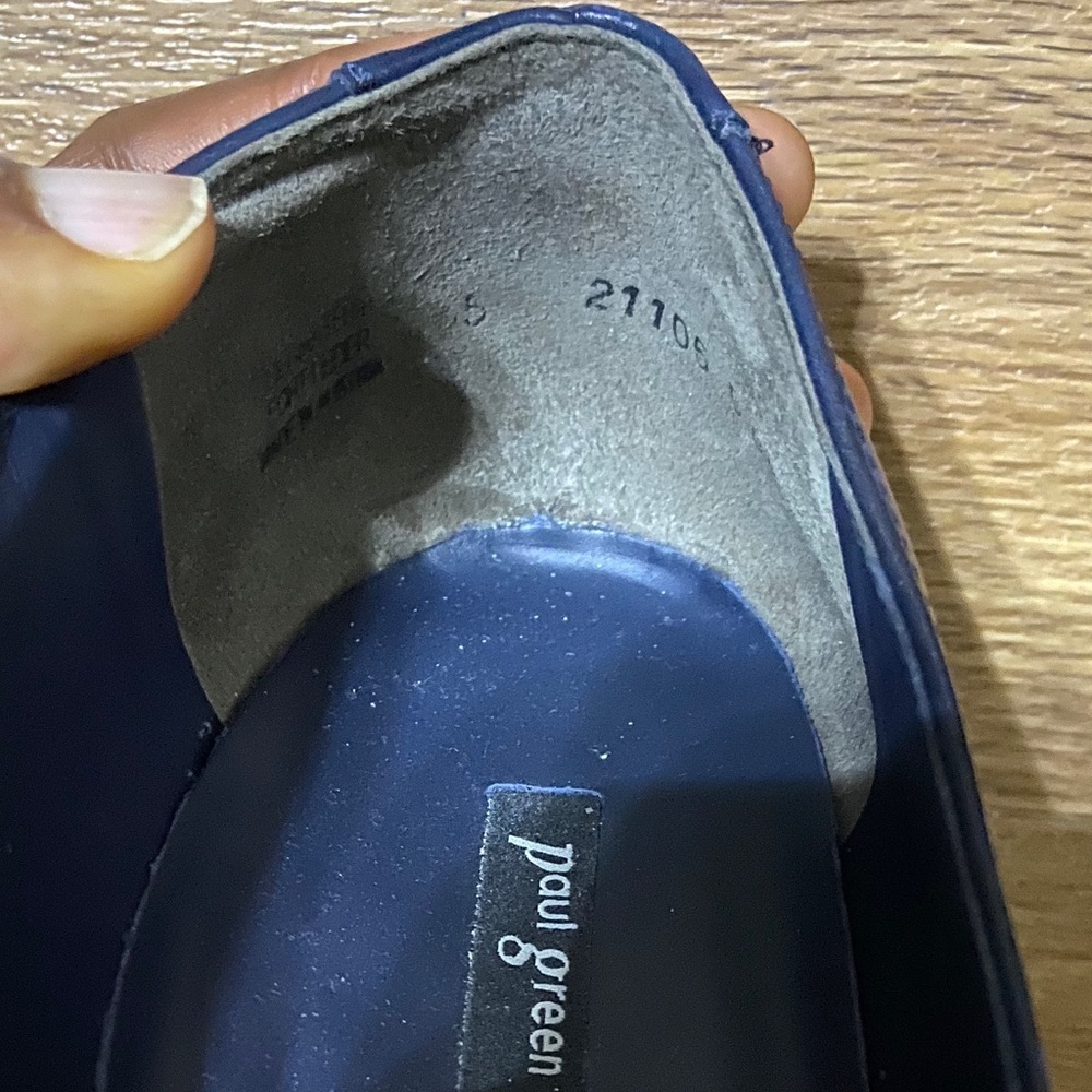 Paul Green Navy Women’s Loafers - Picture 10 of 13